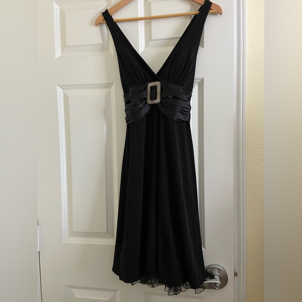 Black cocktail dress